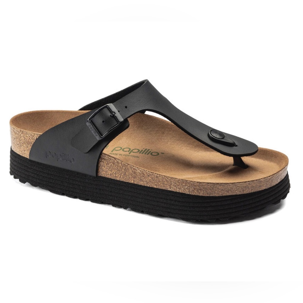 Birkenstock Papillio Platform Vegan Gizeh Sz 40